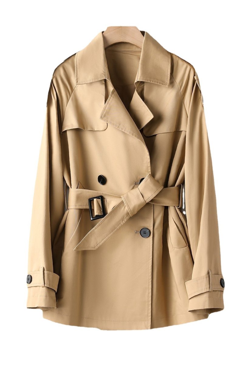 Spring Autumn British Trench Coat - Image 2