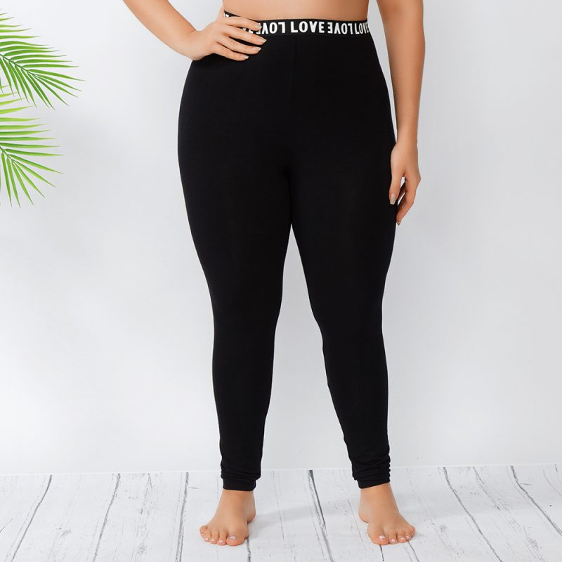 Plus Size High-Waist Camo Yoga Pants - Image 2