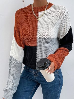 Effortless Fall Style: Loose Mock Neck Sweater