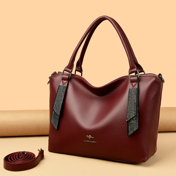 High Quality Eco Chic Leather Bag: Female Crossbody - Image 2