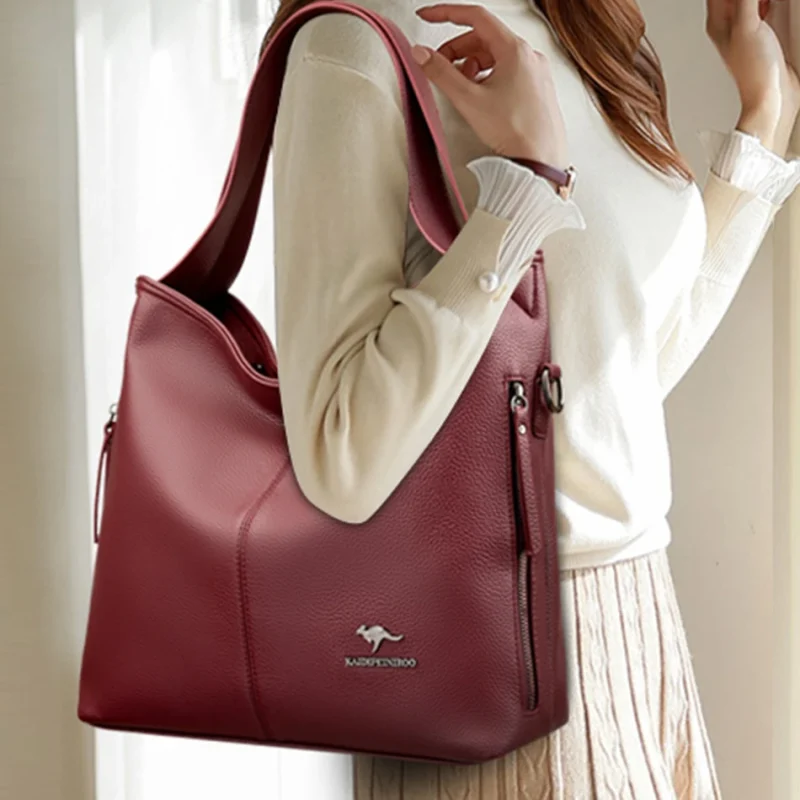 High Quality Chic Eco Leather Tote Bags: Women's Style - Image 2