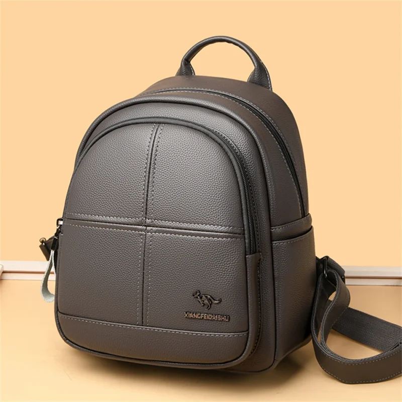 Luxury Leather Travel Backpack: Eco Chic - Image 9