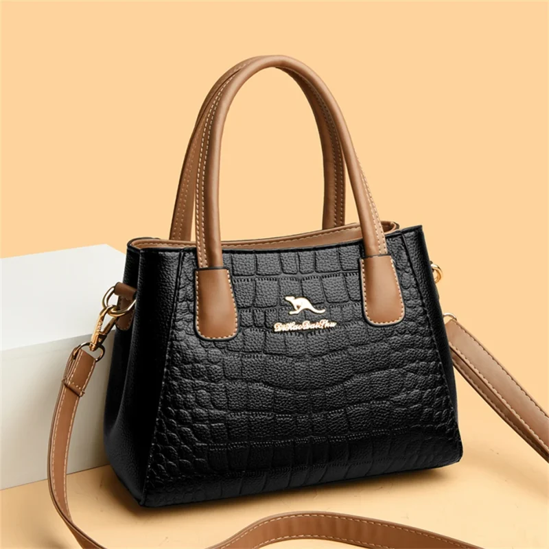 Eco-Friendly Croc Pattern Leather Bags - Image 8