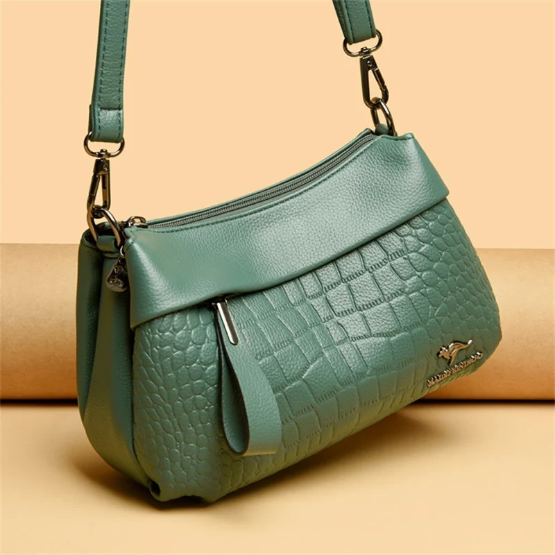 Vintage Eco Handbags: 3 Layer Croc - Image 13