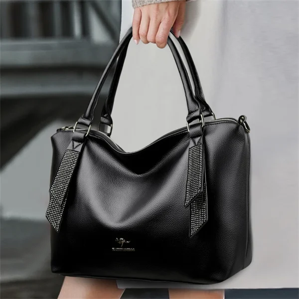 High Quality Eco Chic Leather Bag: Female Crossbody - Image 7