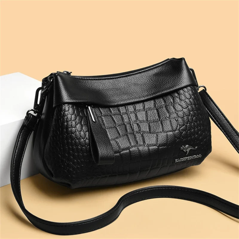 Vintage Eco Handbags: 3 Layer Croc - Image 8