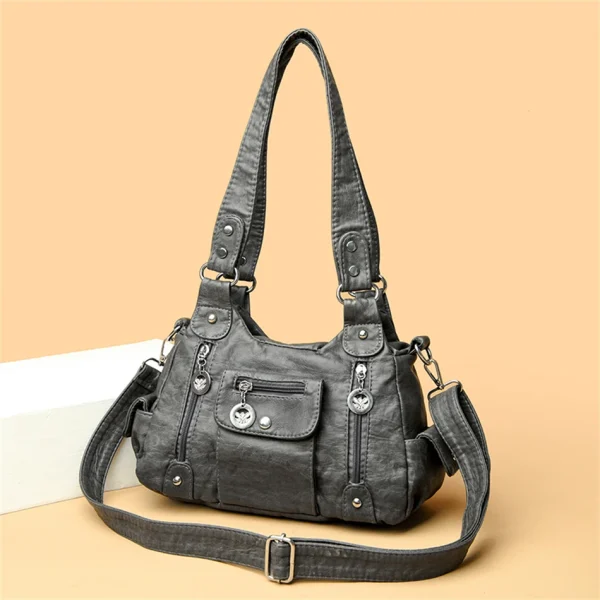 High Quality Soft Leather Eco Tote Bag - Image 9