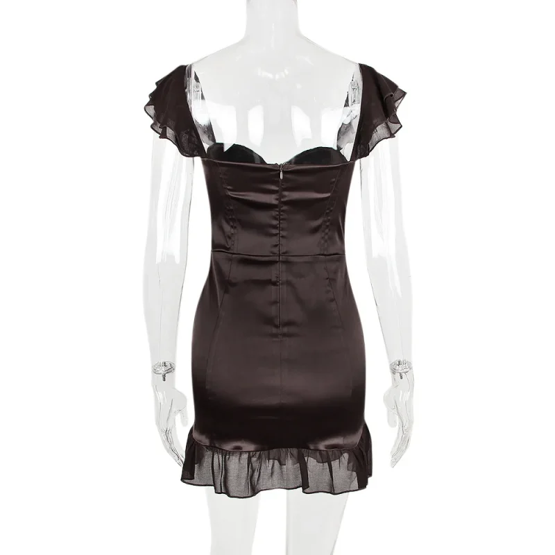 Vintage Eco Ruffle Party Dress - Image 7