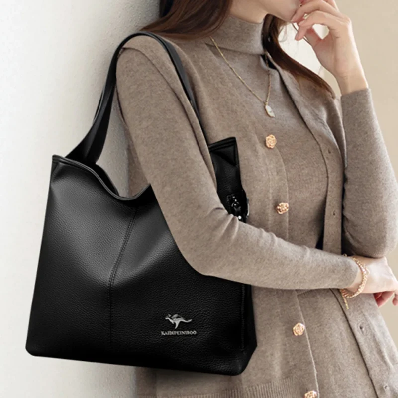 High Quality Chic Eco Leather Tote Bags: Women's Style - Image 11