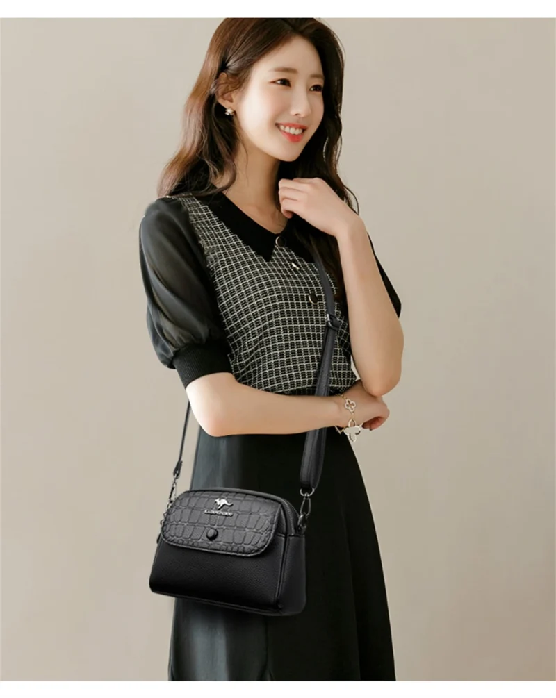 Chic Croc Shoulder Bag: Eco Style Icon - Image 7