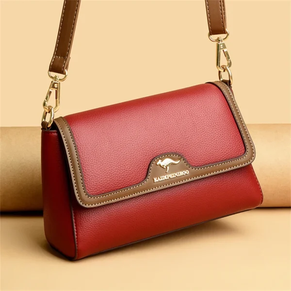 Retro Eco Bags: Women's Leather Crossbody - Image 11