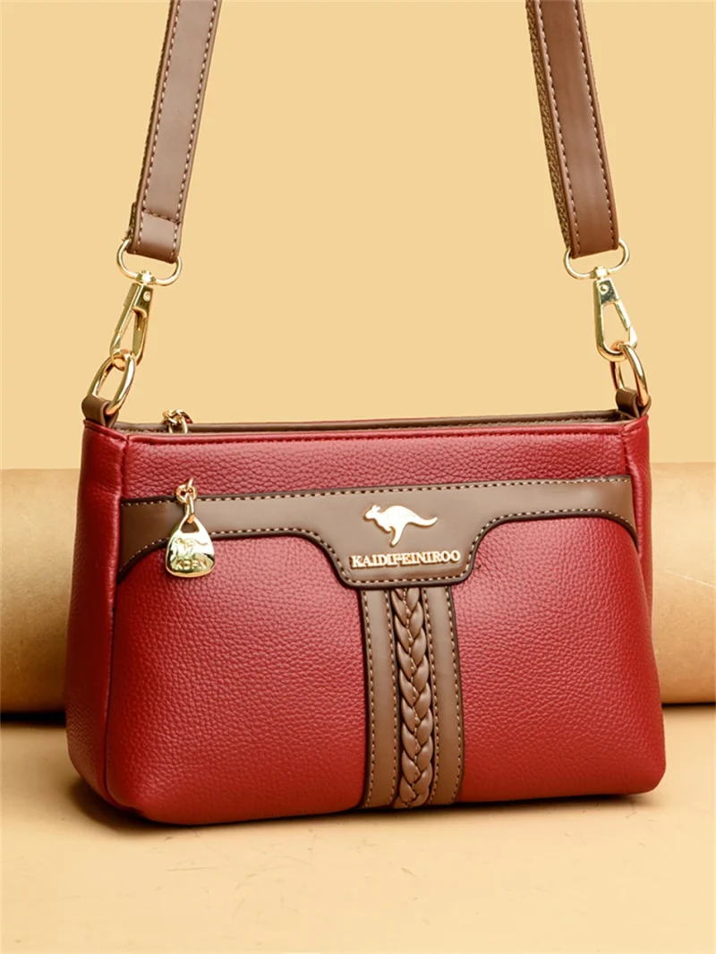 Chic Luxury Leather Crossbody Bags - Image 8