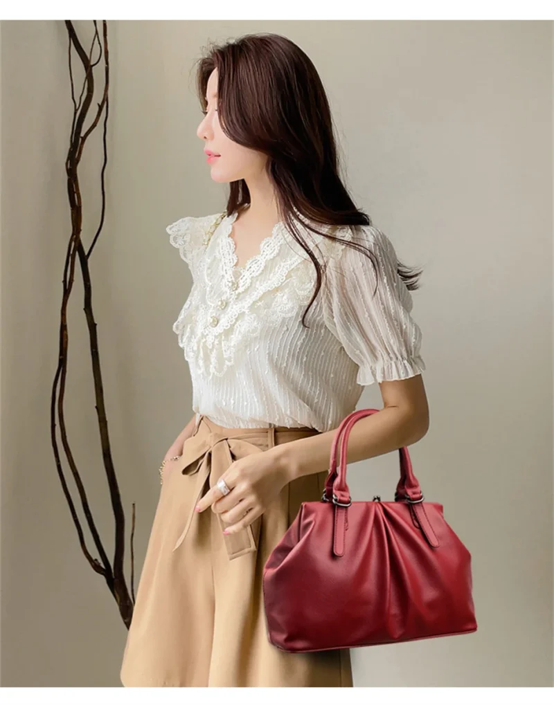 Designer Eco-Chic Shoulder Crossbody Bag: High Quality - Image 9