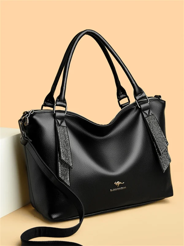 High Quality Eco Chic Leather Bag: Female Crossbody - Image 13