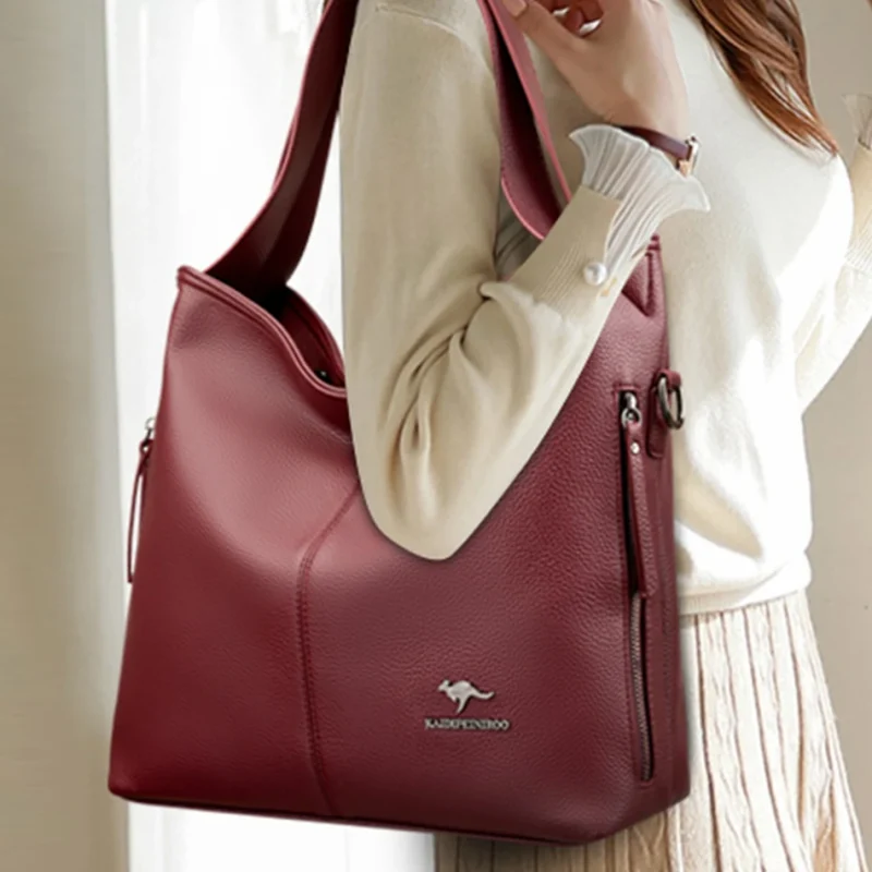 High Quality Chic Eco Leather Tote Bags: Women's Style - Image 12