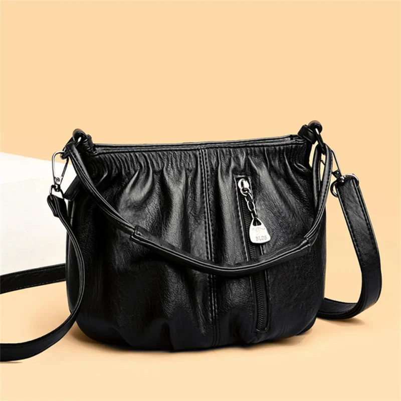 Fashion Small Shoulder Crossbody Bags for Women 2023 Luxury Designer Handbag Soft Leather Totes Bolsa Female messenger bag Sac - Image 9