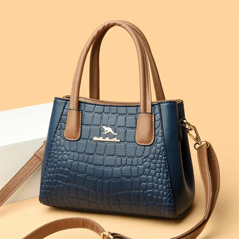 Eco-Friendly Croc Pattern Leather Bags - Image 9
