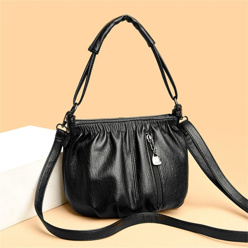 Fashion Small Shoulder Crossbody Bags for Women 2023 Luxury Designer Handbag Soft Leather Totes Bolsa Female messenger bag Sac - Image 8