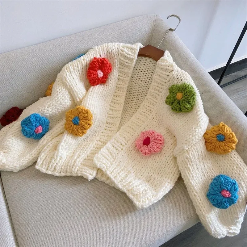 Kawaii Flower Eco Cardigan: Harajuku Y2K - Image 8