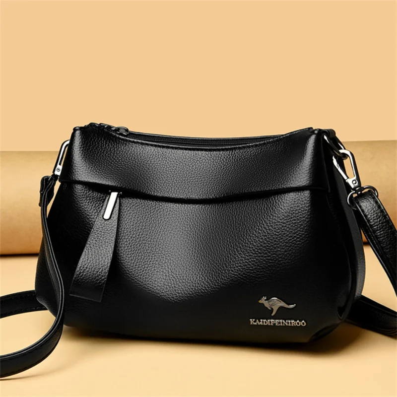 3-Layer High Quality Eco Leather Handbags - Image 8