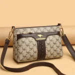 Premium Quality Leather Floral Shoulder Tote Bag - Image 7