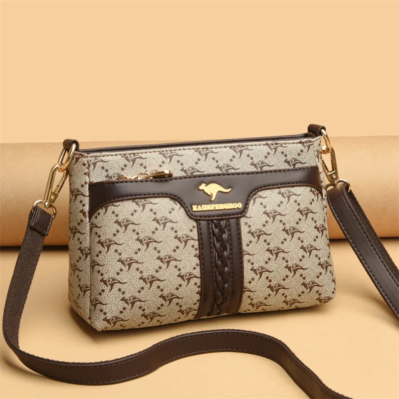 Premium Quality Leather Floral Shoulder Tote Bag - Image 7