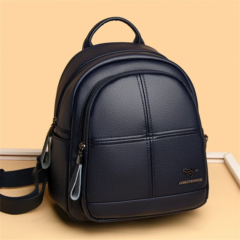 Luxury Leather Travel Backpack: Eco Chic - Image 10