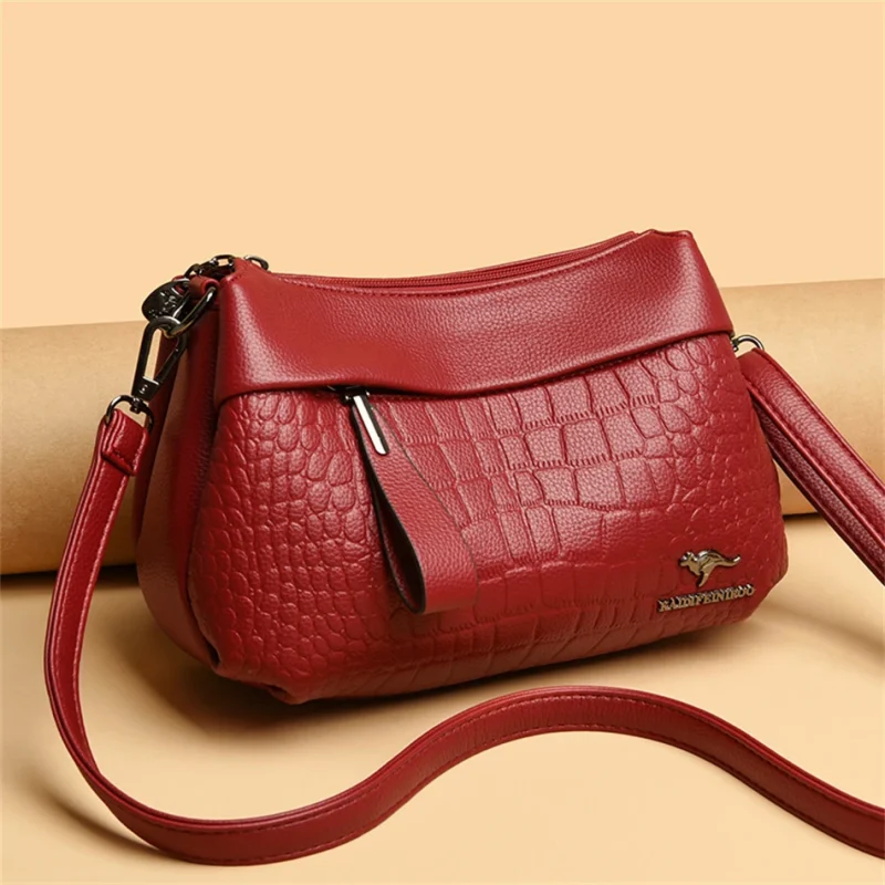 Vintage Eco Handbags: 3 Layer Croc - Image 11