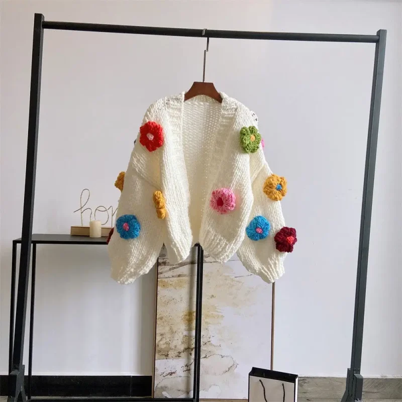 Kawaii Flower Eco Cardigan: Harajuku Y2K - Image 6