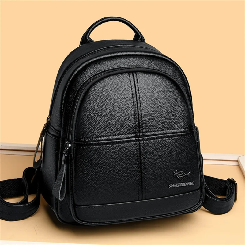 Luxury Leather Travel Backpack: Eco Chic - Image 7