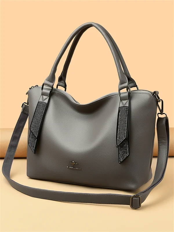 High Quality Eco Chic Leather Bag: Female Crossbody - Image 18