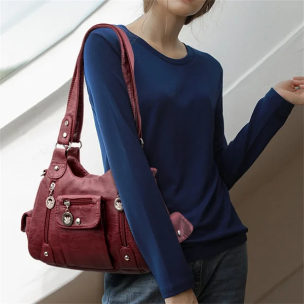 High Quality Soft Leather Eco Tote Bag - Image 12