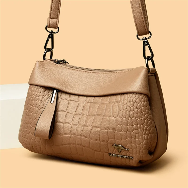 Vintage Eco Handbags: 3 Layer Croc - Image 14