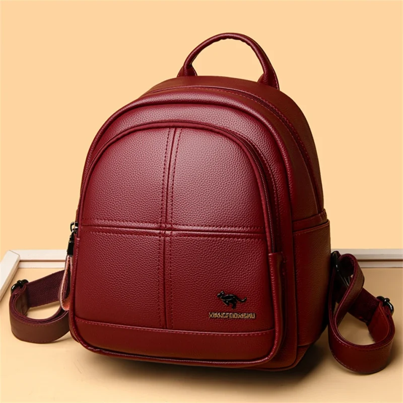 Luxury Leather Travel Backpack: Eco Chic - Image 8