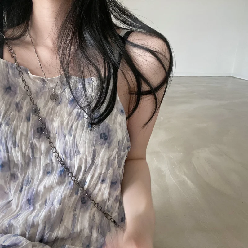 Vintage Eco Midi Dress: Printed, Loose, Summer - Image 2