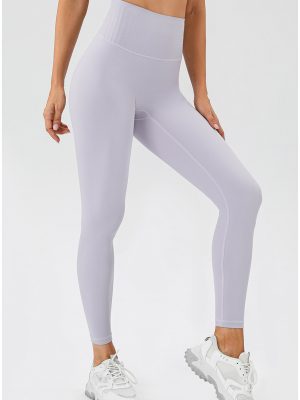 Nude Feel High Waist, Belly-Constricting, No-Embarrassment Line, Hip-Lifting Fitness Sports Pants