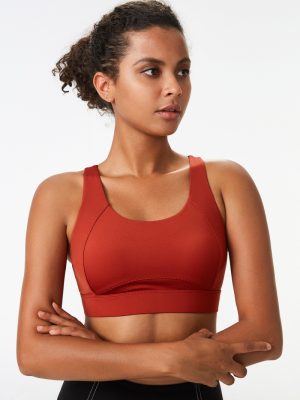 FlexiGrip Workout Bra: Women’s Seamless Mold Cup