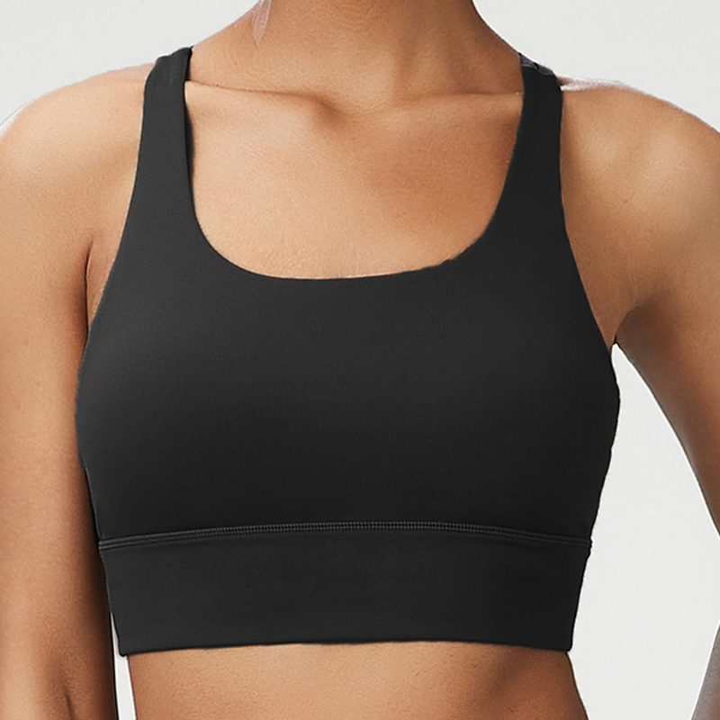 Seamless Liquid Glue Shoulder Strap Sports Underwear: Women's Yoga Vest Sports Bra - Image 9