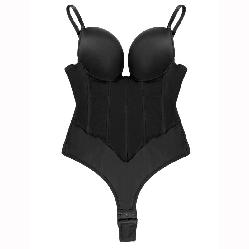 Backless Siamese Body Shaping Corset: Strap Bra - Image 3