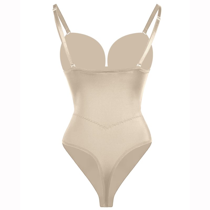 Backless Siamese Body Shaping Corset: Strap Bra - Image 8