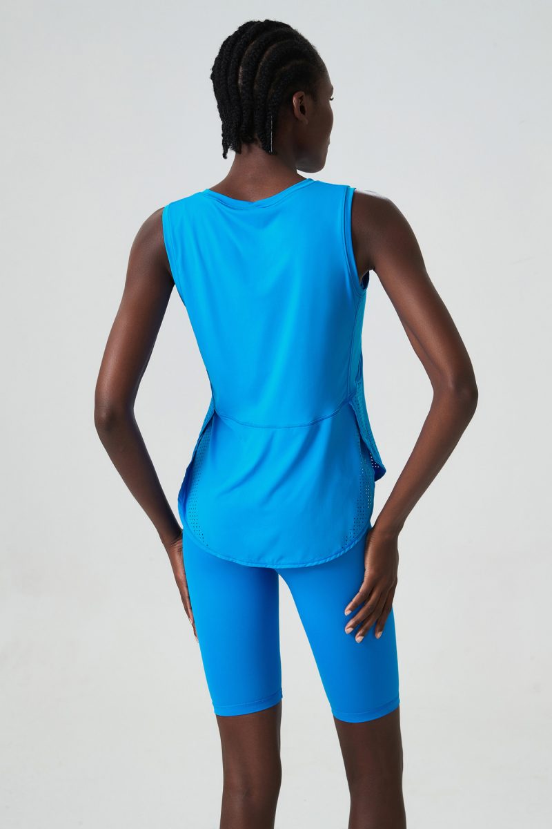 Running Sleeveless Tank Top Shorts Workout Clothes Set - Image 4