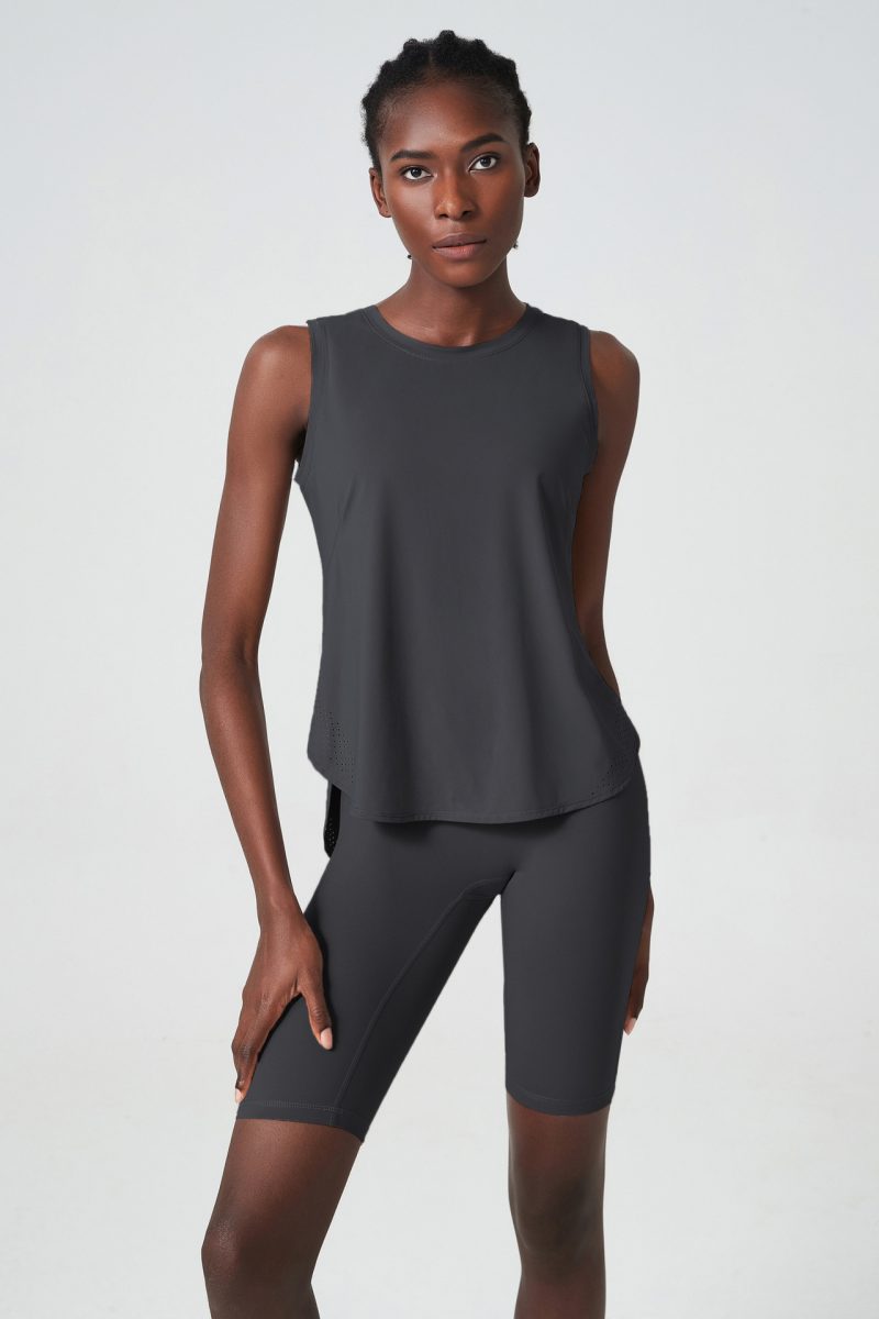Running Sleeveless Tank Top Shorts Workout Clothes Set - Image 7