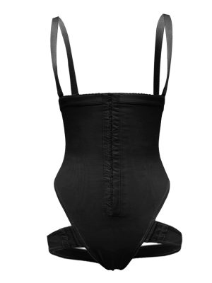 Hip Lifting Sleeveless Jumpsuit: One Piece Corset