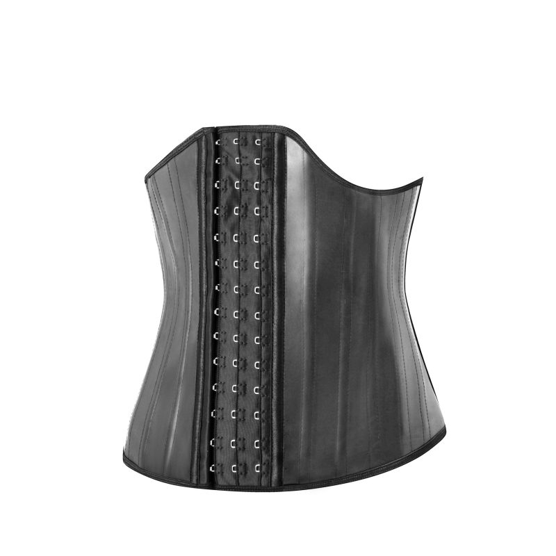 Latex Waist Trainer: Breast Support, Sports Girdle - Image 2