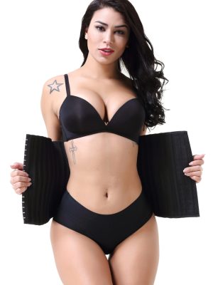 Postpartum Rubber Corset: Zipper Closure, Belly Band