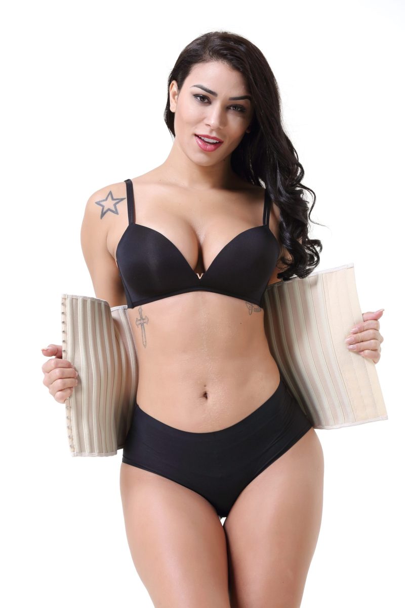 Postpartum Rubber Corset: Zipper Closure, Belly Band - Image 9