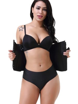 Postpartum Rubber Corset: Zipper Closure, Belly Band