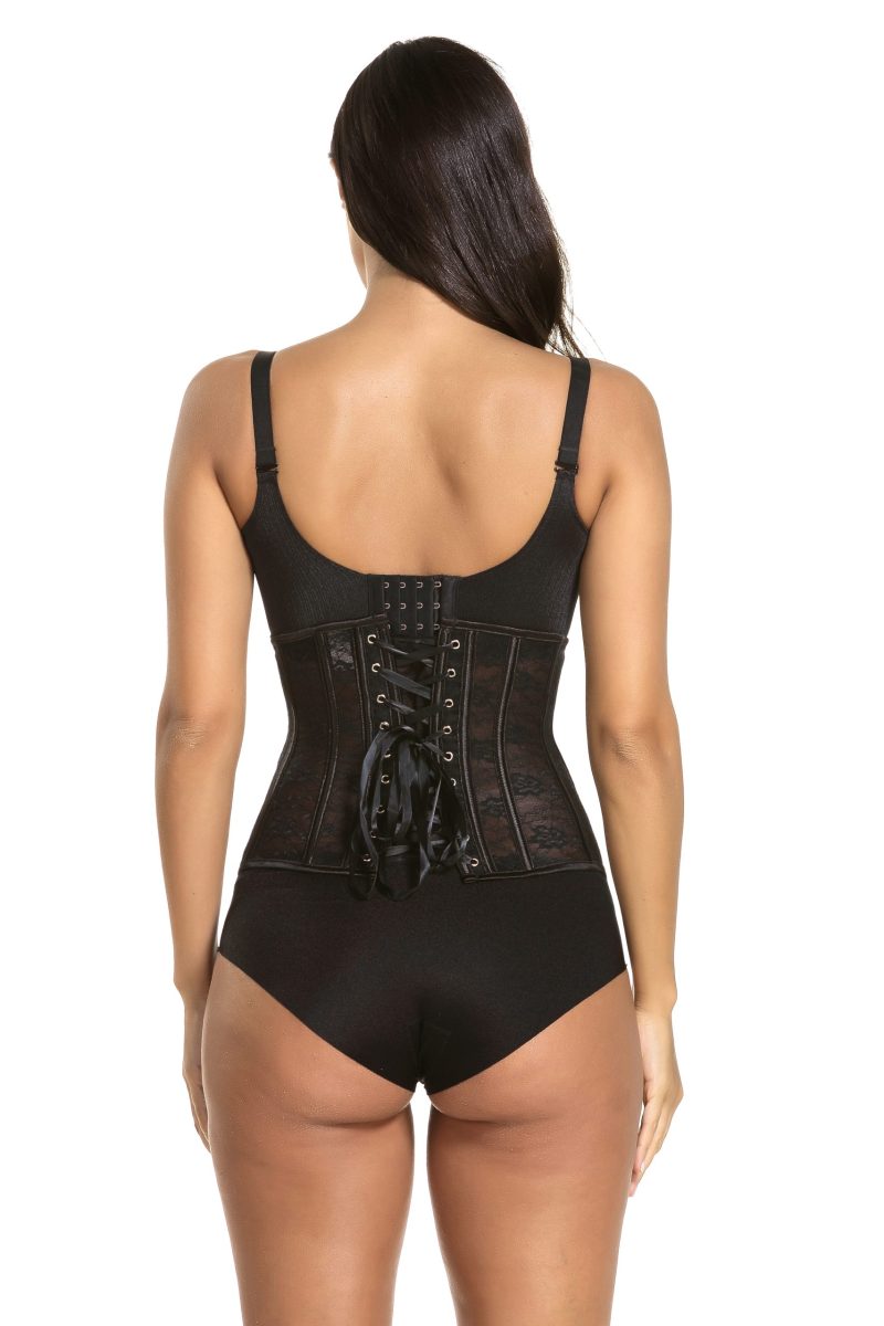 Royal Lace Corset: Steel Rib, Steel Buckle - Image 4