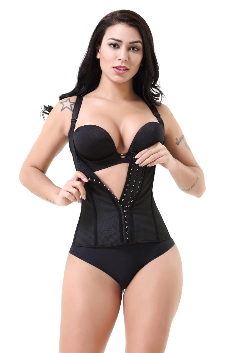 Latex Chest Support Tight Vest: Bone Punching
