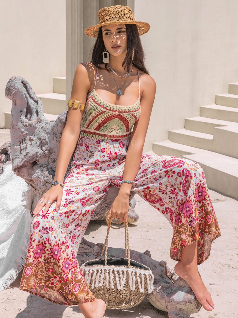 Backless Women's Jumpsuit with Suspenders - Image 4